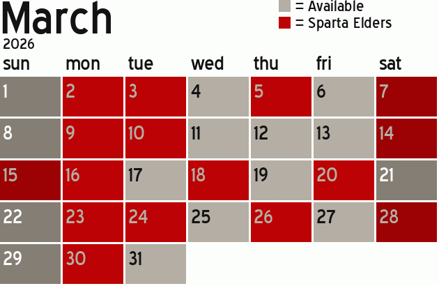 Missionary Dinner Calendar